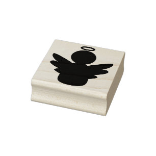 Sello De Caucho estampilla de arte de ángeles pequeños