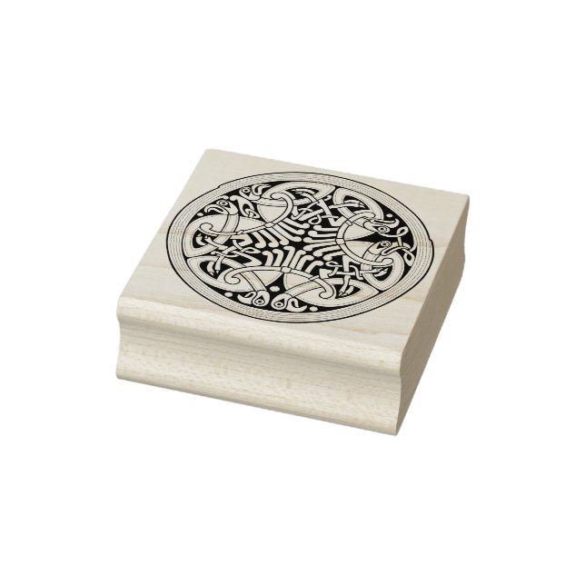 Sello De Caucho estampilla de arte de aves celulares (Sello)