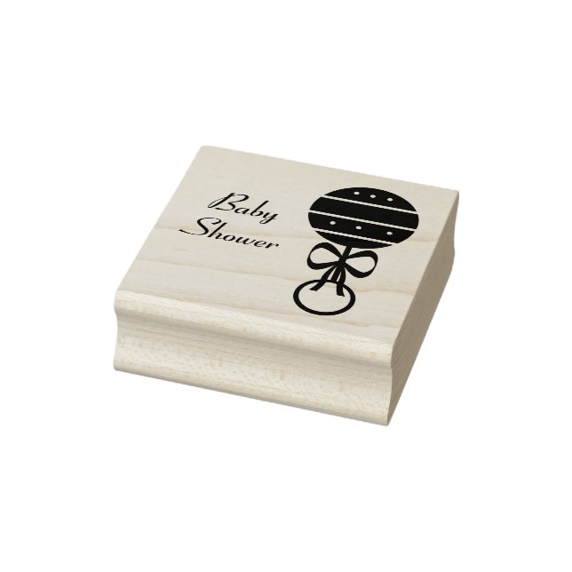 Sello De Caucho Estampilla de arte de Baby Rattle (Sello)