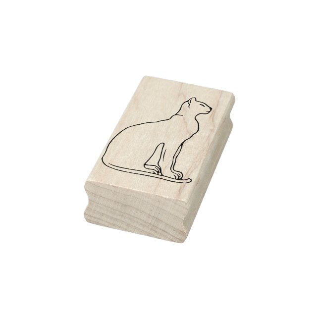Sello De Caucho estampilla de arte de gatos egipcios (Sello)