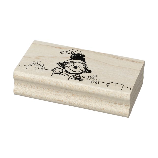 Sello De Caucho Estampilla de arte de ilustracion de espantapájaro (Sello)