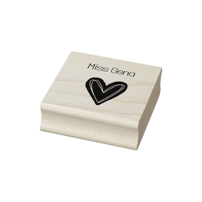 Sello De Caucho Estampilla de arte de la madera de la madera del c (Sello)