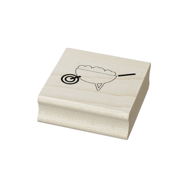 Sello De Caucho Estampilla de arte de la rueda (Sello)