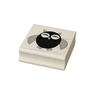 Sello De Caucho Estampilla de arte de madera de lino de Halloween