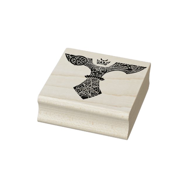 Sello De Caucho estampilla de arte de símbolos paganos (Sello)