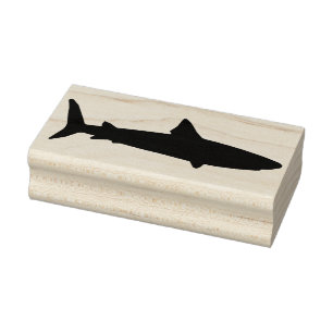 Sello De Caucho estampilla de arte de tiburón