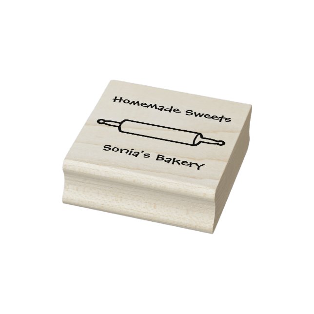 Sello De Caucho Estampilla de arte Rolling Pin (Sello)