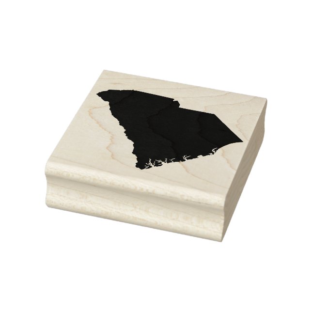 Sello De Caucho Estampilla de arte sólido del estado de Carolina d (Sello)