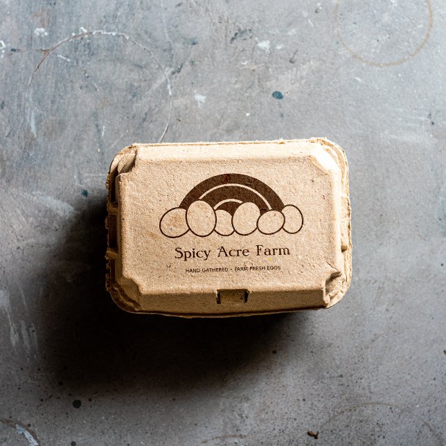 Sello De Caucho Estampilla de cartón de huevo de arcoiris (Subido por el creador)