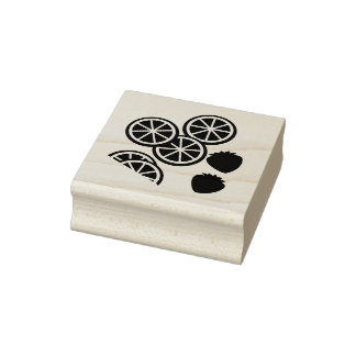 Sello De Caucho Estampilla de caucho de frutas de cóctel