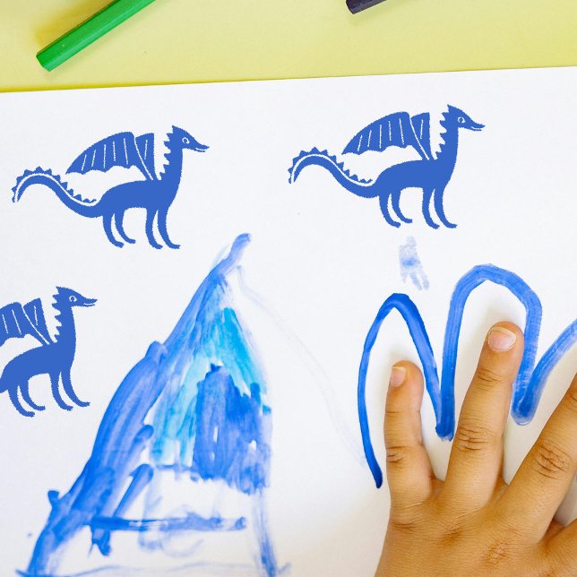 Sello De Caucho Estampilla de dragón | Pose Permanente (Subido por el creador)