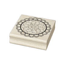 Estampilla de flor