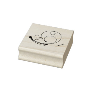 Sello De Caucho Estampilla De Goma De Diseño De Swirl