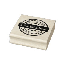 ESTAMPILLA DE GOMA DE EDICIÓN LIMITADA