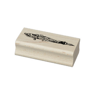 Sello De Caucho Estampilla de goma de la pluma de la fuente de vap