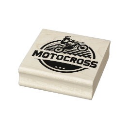 Sello De Caucho Estampilla de goma de Motocross