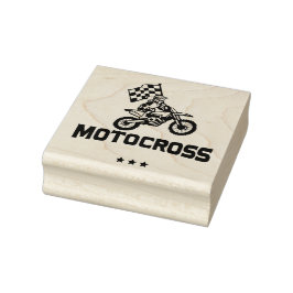 Sello De Caucho Estampilla de goma de Motocross