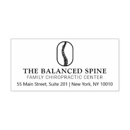 Sello De Caucho Estampilla de goma de quiropráctico