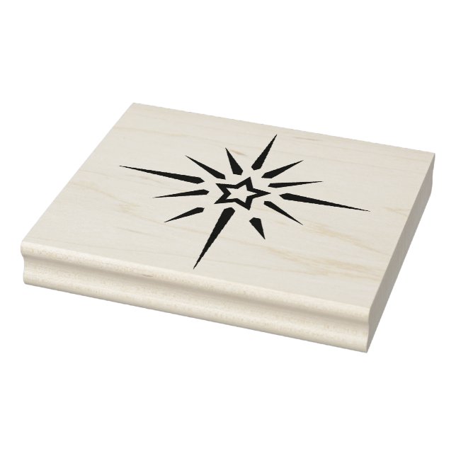 Sello De Caucho Estampilla de goma - Estrella del Norte Navidades (Sello)