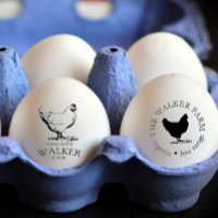 Estampilla de huevo de cosecha personalizada