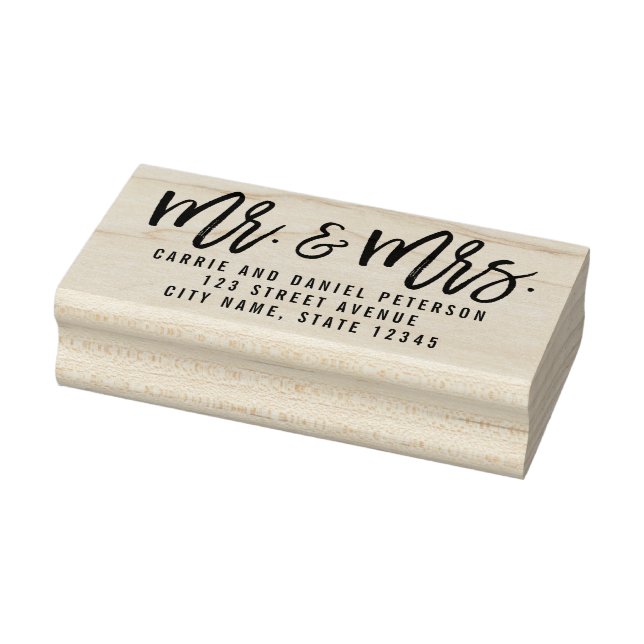 Sello De Caucho Estampilla de madera personalizada con encanto cep (Sello)