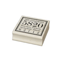 Estampilla de madera personalizada de Guay Square