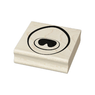 Sello De Caucho Estampilla de ojos de plumas de pavo real