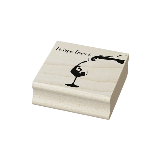 Sello De Caucho Estampilla de paso de vino (Sello)