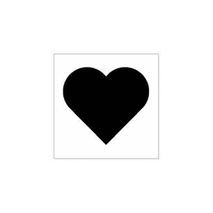 Sello De Caucho Estampilla de Rubbir Heart Love