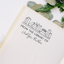 Sello De Caucho Estampilla del libro de biblioteca personal