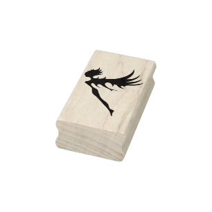 Sello De Caucho estampilla moderna de arte de ángeles