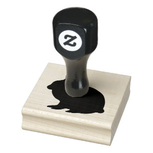 Sello De Caucho Estampillas de arte maderero/conejo