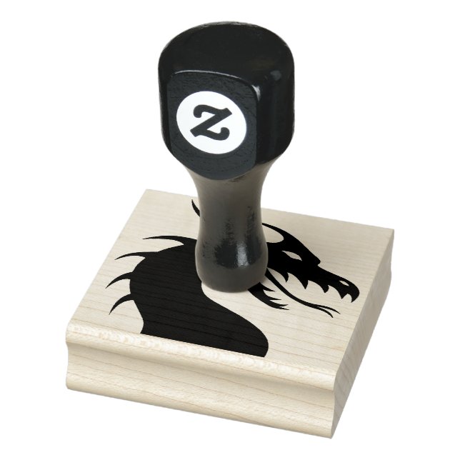 Sello De Caucho Estampillas/dragón de madera (Sello)