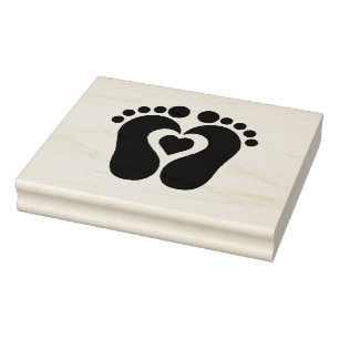 Sello De Caucho Estampillas/huellas de arte de madera con corazón