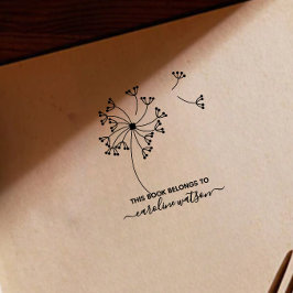 Sello De Caucho Este libro pertenece a Dandelion Rubber Stamp