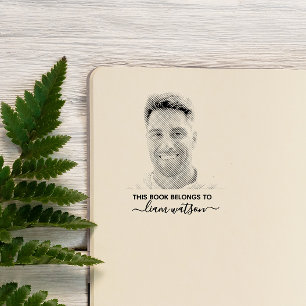 Sello De Caucho Este libro pertenece a foto personalizada
