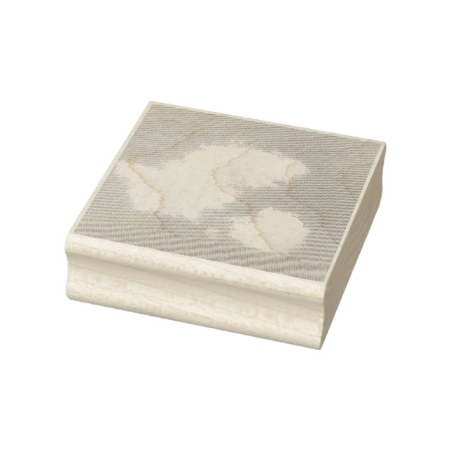 SELLO DE CAUCHO ESTILO DE ARTE Y DISEÑO DE ARTE DE MADERA DE BARRA (Sello)