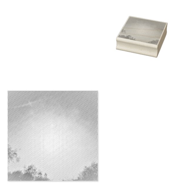 SELLO DE CAUCHO ESTILO DE ARTE Y DISEÑO DE MADERA REVESTIDO (Sellado)