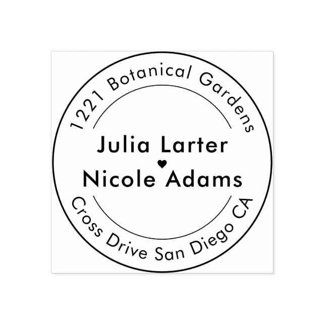 Sello De Caucho Estilo geométrico parquear Boda metálico de cobre (Impresión)