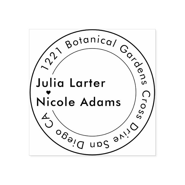 Sello De Caucho Estilo geométrico parquear Boda metálico de cobre (Impresión)