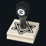 Sello De Caucho Estrella de David Rubber Stamp<br><div class="desc">Estrella moderna de David sello de goma</div>