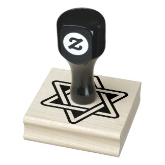 Sello De Caucho Estrella de David Rubber Stamp