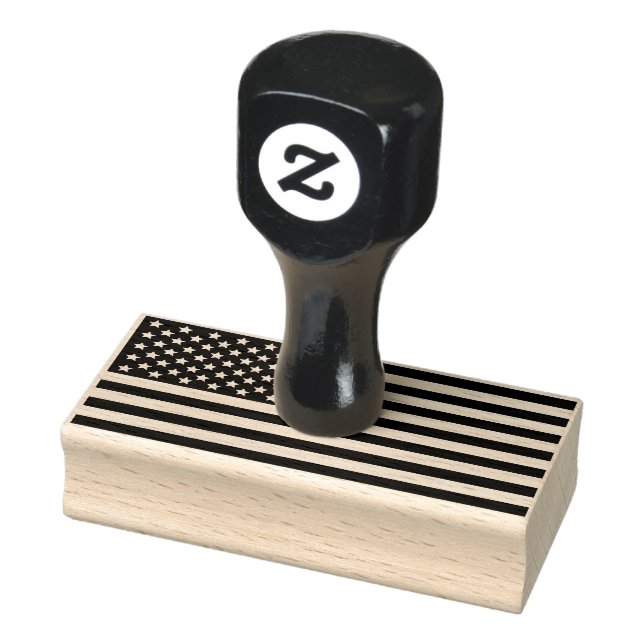 Sello De Caucho Estrellas de la bandera estadounidense y Patriótic (Sello)