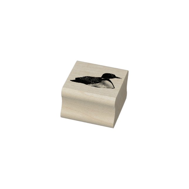 Sello De Caucho Etched Loon (Sello)