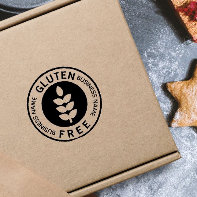 Sello De Caucho Etiqueta de alimentos sin gluten (Subido por el creador)