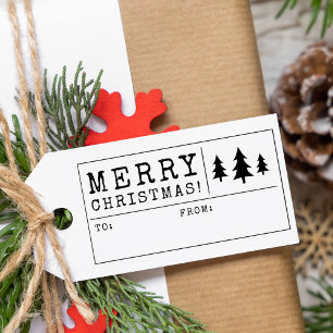 Sello De Caucho Etiqueta de regalo de Navidad