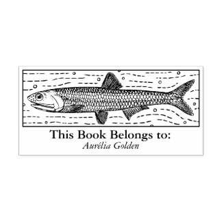 Sello De Caucho Ex Libris - Anchovy