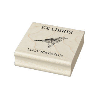 Sello De Caucho EX LIBRIS Bookplate | Personalized Library Book