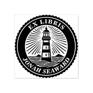 Sello De Caucho Ex Libris - Faro