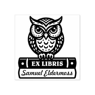 Sello De Caucho Ex Libris - Guardián de los Libros